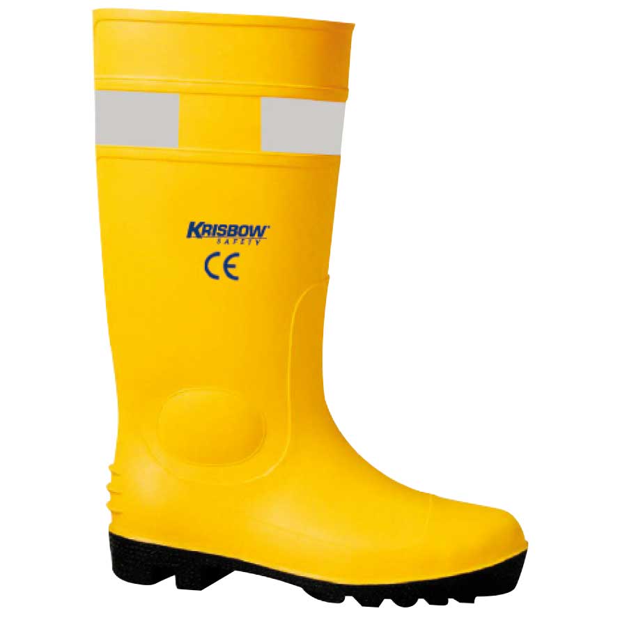 Jual Sepatu Safety Boots *SAFETY BOOTS 45 YELLOW PVC