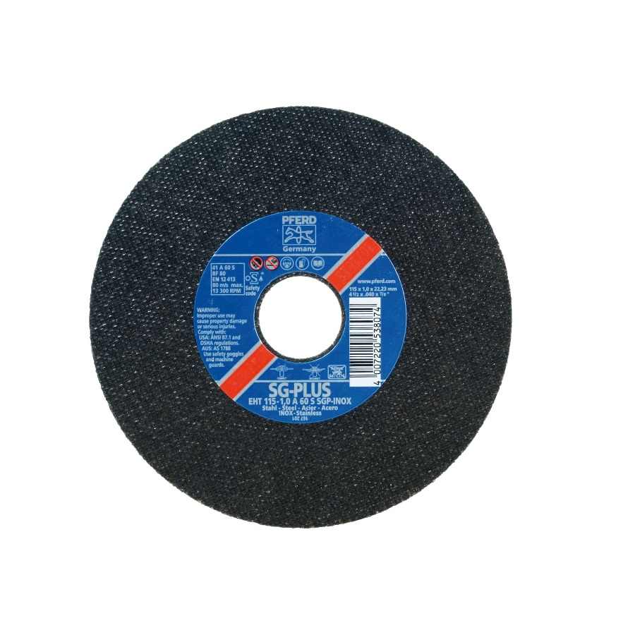 thumbnail image 2 of Pferd 5\" X .045 Cut-off Wheel 7/8\"Ah 46 Grit - Type 1 2 of 12